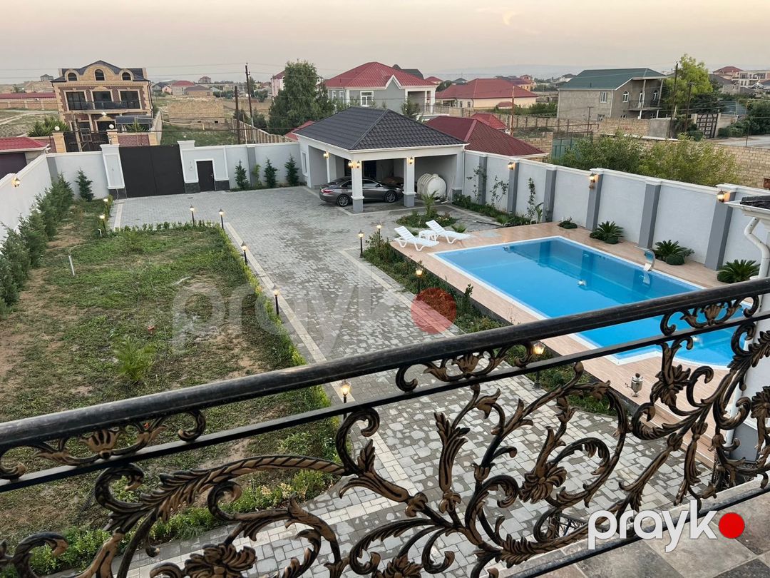 İcarəyə verilir 5 otaqlı həyət evi/bağ evi 400 m² — Ev, villa, Bakı (8)