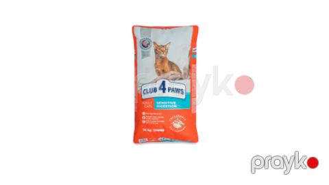 Yetkin pişiklər üçün quru yem Club 4 Paws Premium 1 kq — Bakı