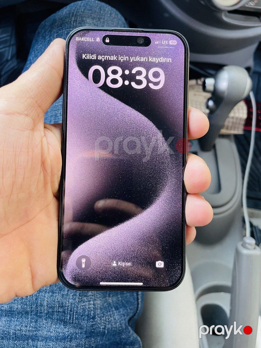 Apple iPhone 15 Pro Black Titanium 128GB/8GB — Smartfonlar, Bakı (5)