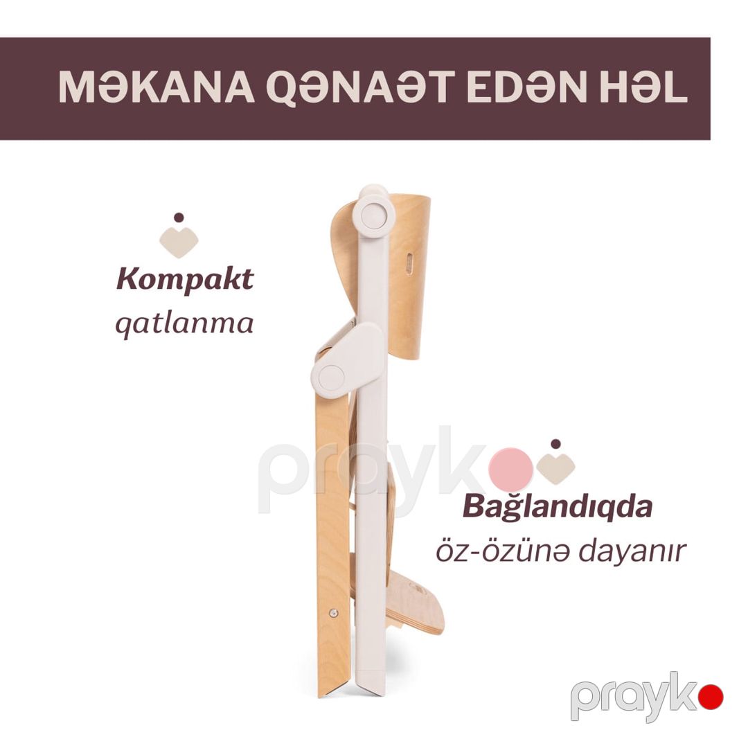 Körpələr üçün yedirmə stulu Chicco Meraviglia, Fossil Bej, 0 ay+, 53.5x45x83 sm, 8.35 kq - 5087149190000 — Mallar, Bakı (2)