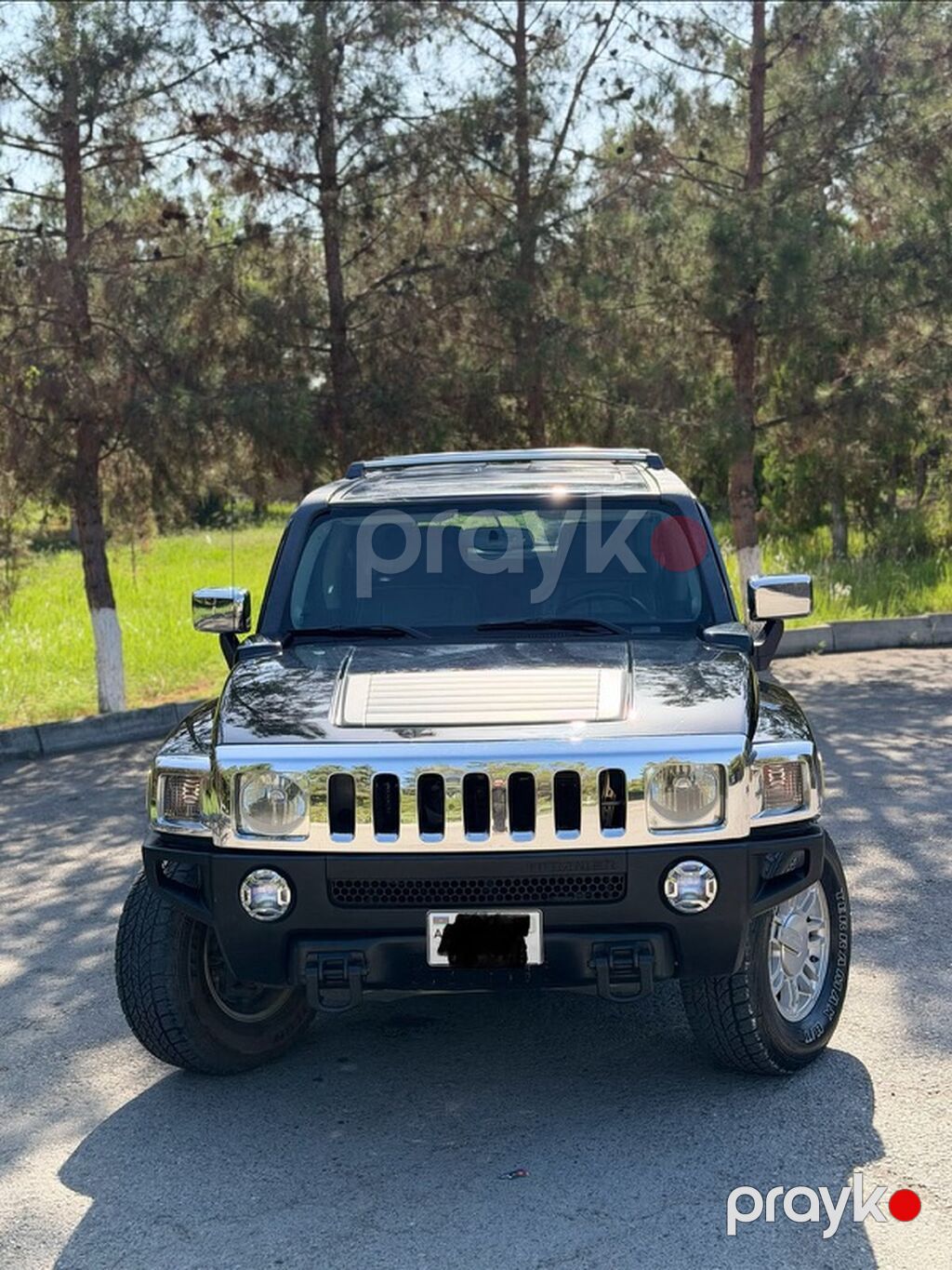 Hummer H3, qara rəng, 5 qapı SUV 3.2cdi dizel 4göz matoru qoyulub — Avtomobillər, Kürdəmir (5)