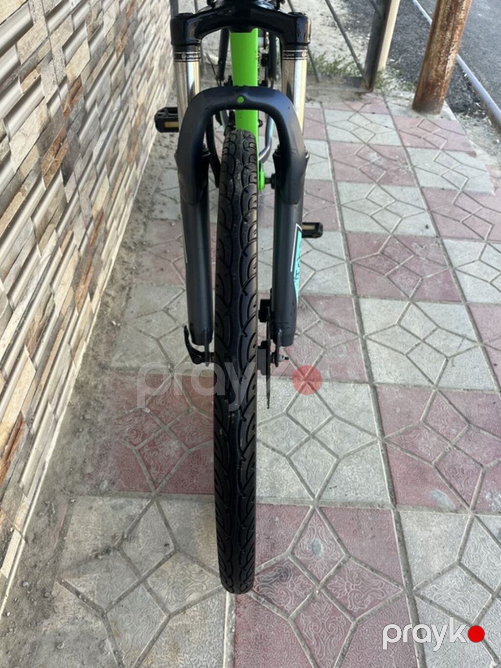 Dağ velosipedi – Ecobıke (yaşıl) - Karkas: alüminium alaşımlı — Dağ velosipedləri, Xırdalan (8)