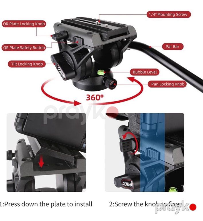 Монопод "Coman KX-3232" — Səs texnikası, Bakı (6)