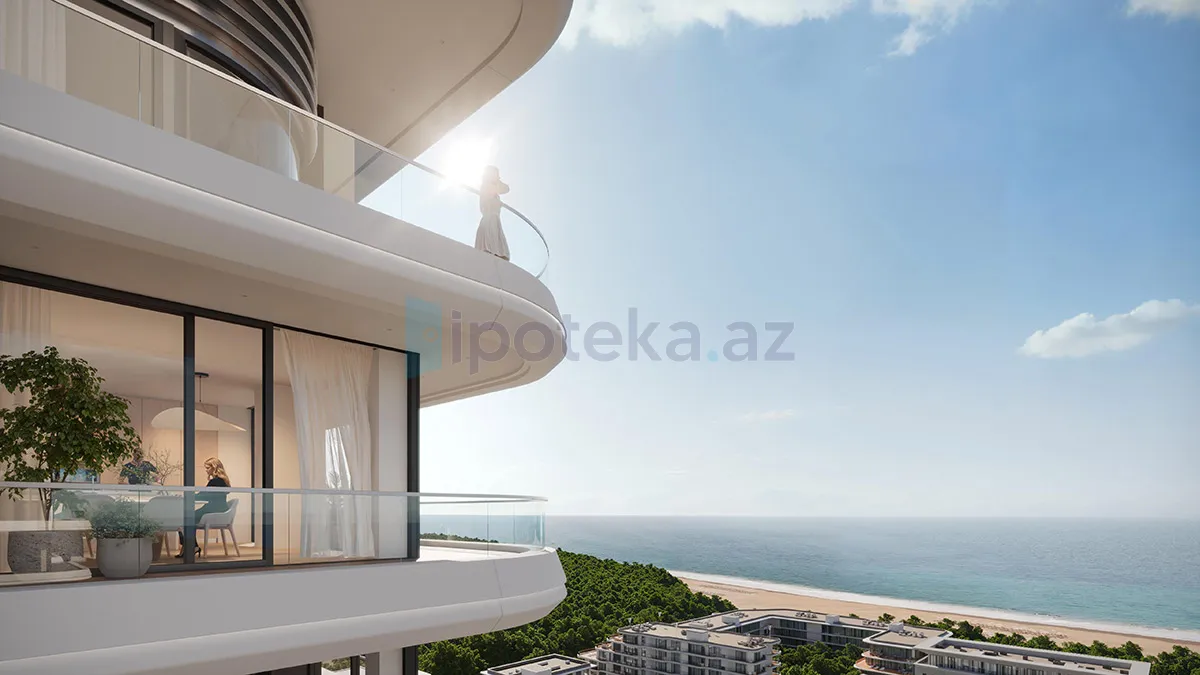 Satılır: 1 Otaq, Yeni tikili, Sabunçu r., Nardaran q., 56.30 m² — Mənzil (4)