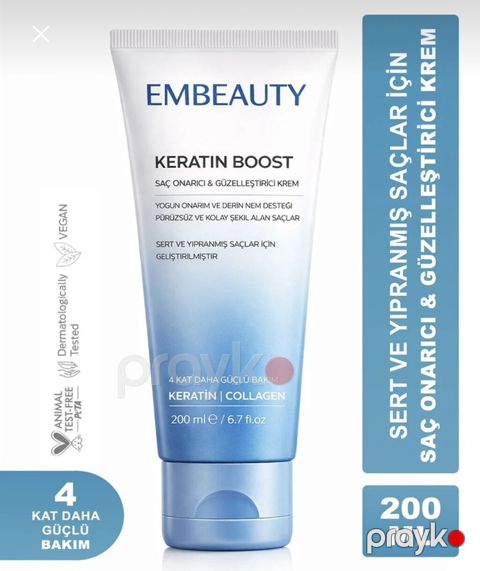 Saç maskası Keratin Quru və qırılan saçlar üçün