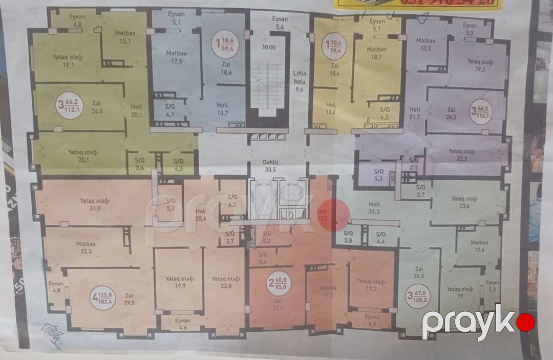 Satılır 1 otaqlı yeni tikili 60 m² — Mənzil, Bakı (2)