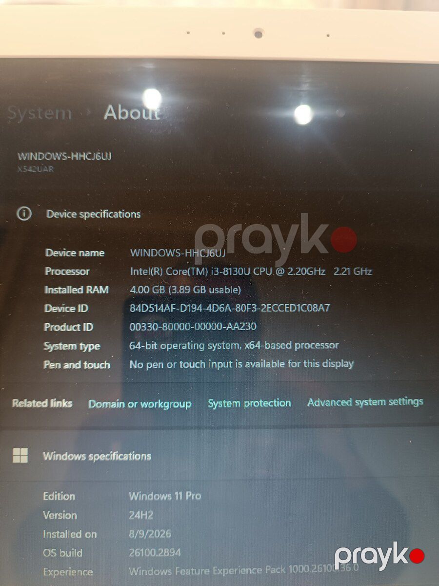 Notebook Asus X542UA i3 8-ci nəsil — Noutbuklar, Bakı (10)