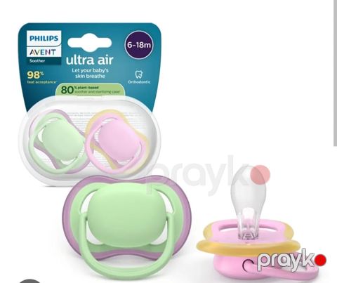 Əmzik Philips Avent Ultra Air SCF087/12, 6-18 ay, silikon, qız — Bakı