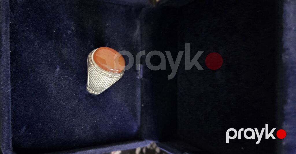 Üzük, Gümüş, 916 Əyar, Əqiq — Üzüklər, Bakı (3)
