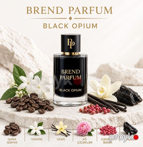 Brend Parfum Black Opium qadınlar üçün ətir suyu 10 ml — Bakı
