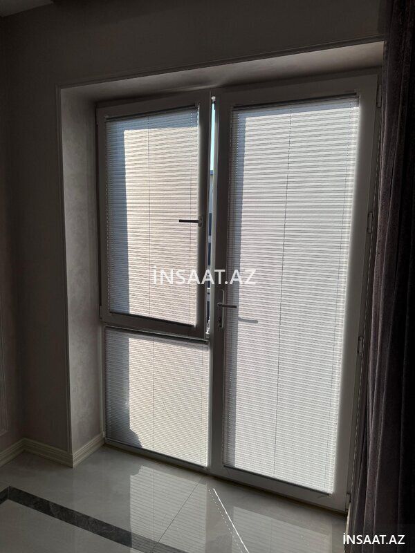 Plisse perde jaluz modeli — Pəncərələr, qapılar, balkonlar, Bakı (2)