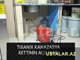 Kanalizasiya acma xidməti 7/24 saat — Bakı