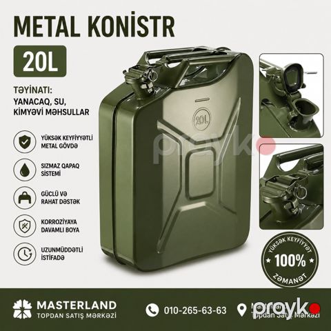 Dəmir konistr 20L — Bakı