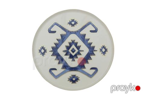 Boşqab Porland Arabesque 04ALM006003, farfor, ağ/göy, 27 sm — Bakı