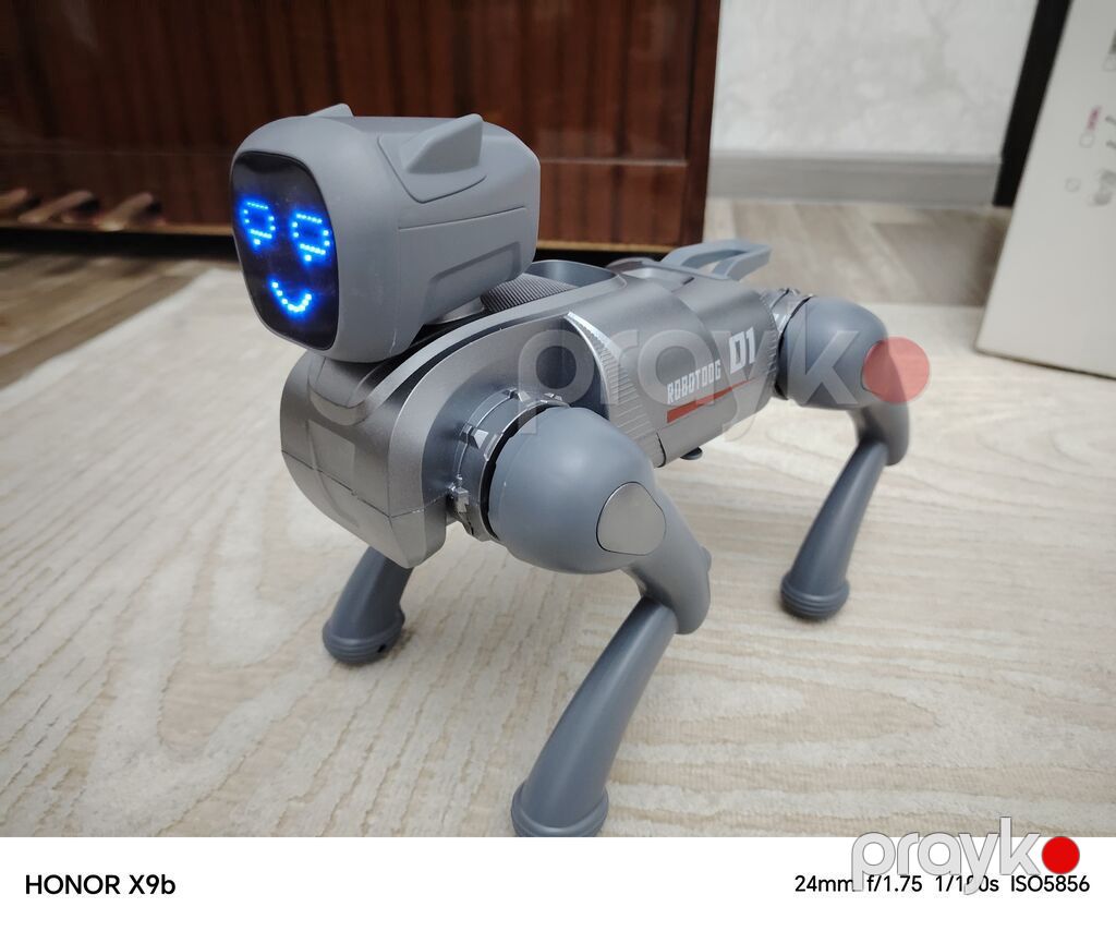 AI Bionic Mecha Robot İt – pultla idarə olunan interaktiv oyuncaq — Oyuncaq figuraları, Güzdək (5)