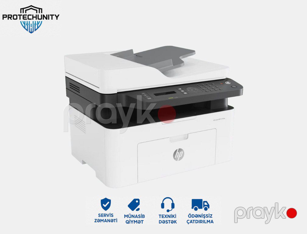 Printer "HP Laser 137fnw (4ZB84A)" — Ofis texnikası və istehlak malları, Bakı (3)