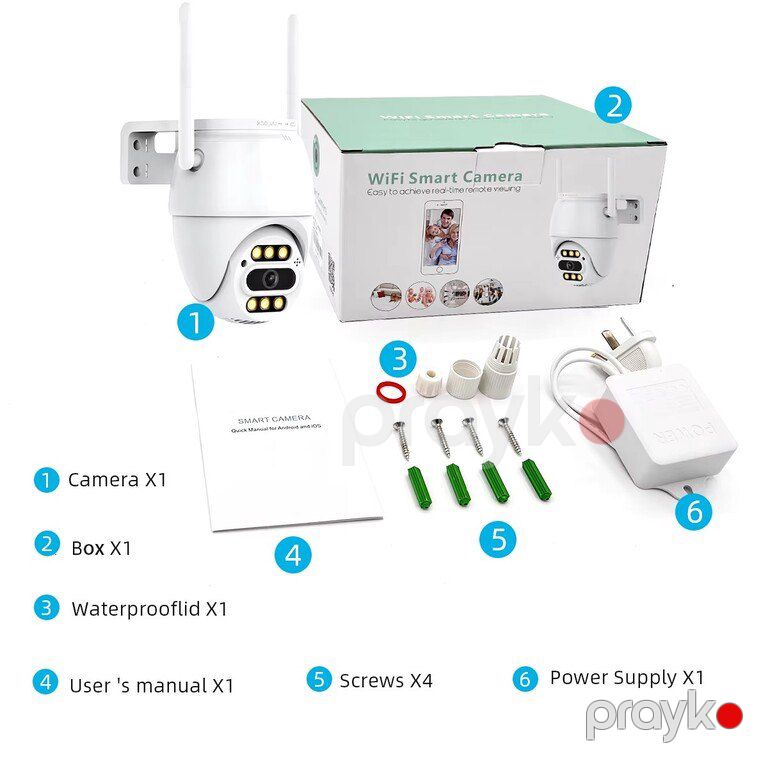 Icsee 4MP Smart (Wıfı) IP Kamera — Ağıllı ev və təhlükəsizlik, Mingəçevir (7)