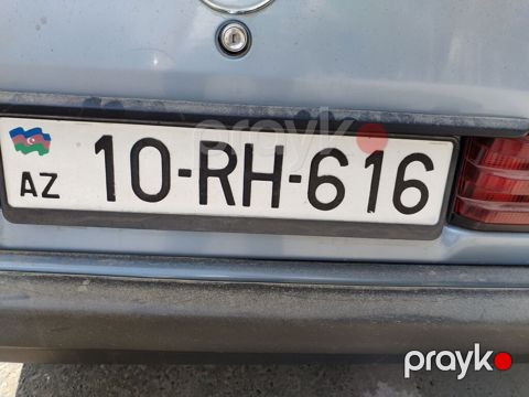 Avtomobil dövlət nömrə nişanı – AZ 10-RH-616 - Format: 10-RH-616 — Saatlı