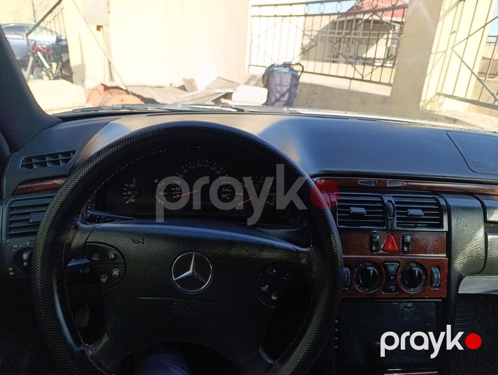 Mercedes E 240, 2.6 L, 2000 il, 384 636 km — Avtomobillər, Bakı (7)
