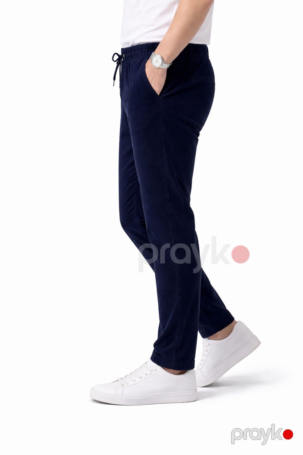 Kişilər üçün şalvar 05001, velvet, göy, ölçü 32 — Mallar, Bakı (3)