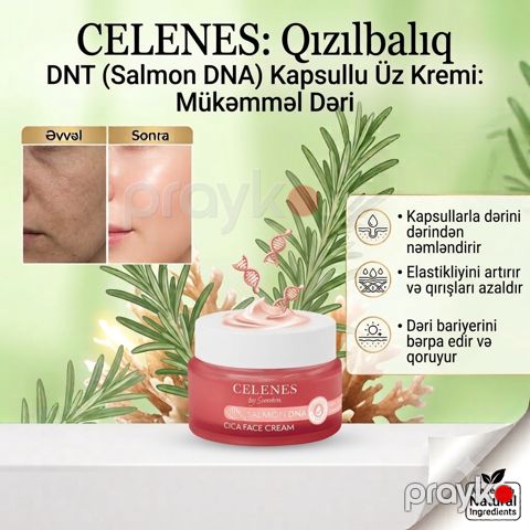 Üz kremi Celenes Salmon DNT, 50 ml — Bakı