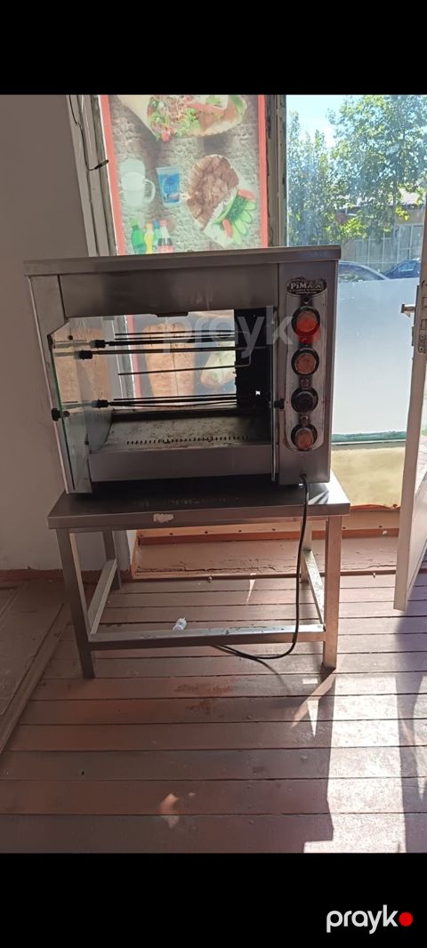 Peşəkar elektrikli şiş/çevirmə sobası – Pımak markası - Material — Ağdam