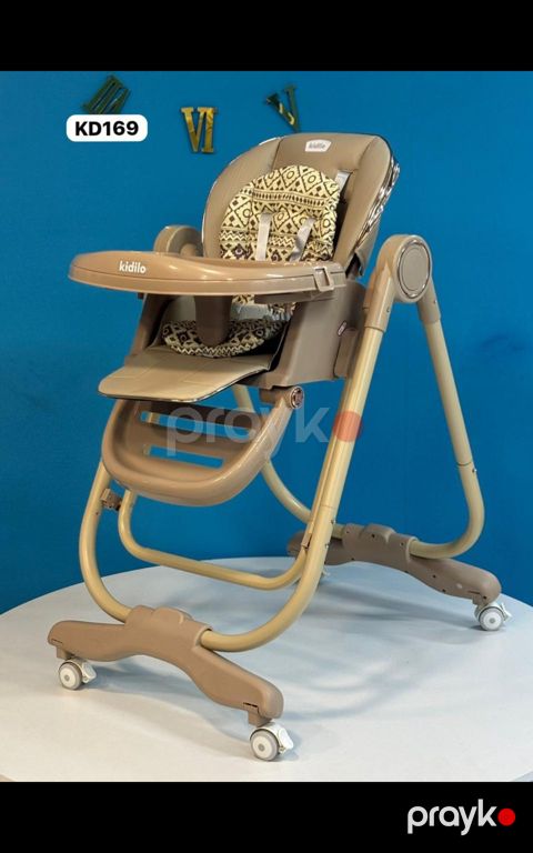 Uşaq yedizdirmə oturacağı Kidilo KD169, metal/plastik, 0-36 ay, bej — Bakı