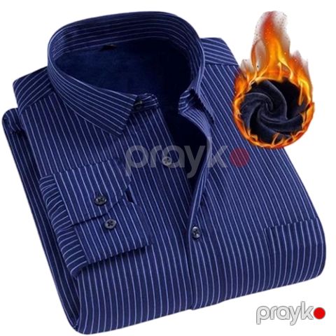 Kişilər üçün uzunqol köynək 57-997, göy, flis, ölçü 3XL — Bakı