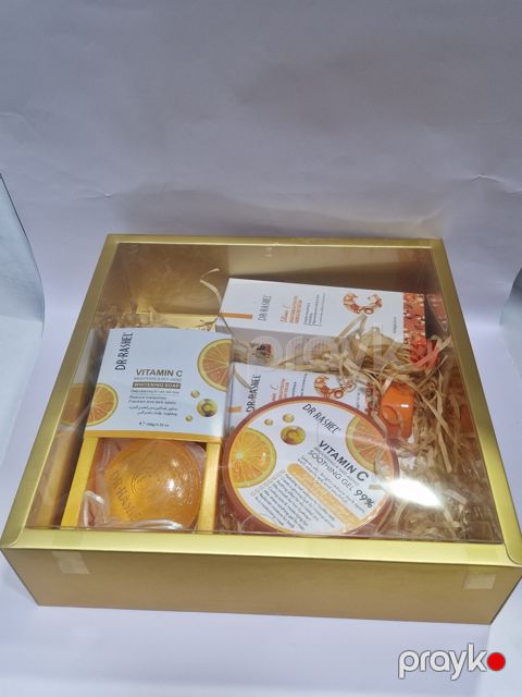 Qulluğ üçün kosmetika dəsti Dr.Rashel Vitamin C (əl və bədən üçün krem + sabun + üz üçün gel) — Bakı