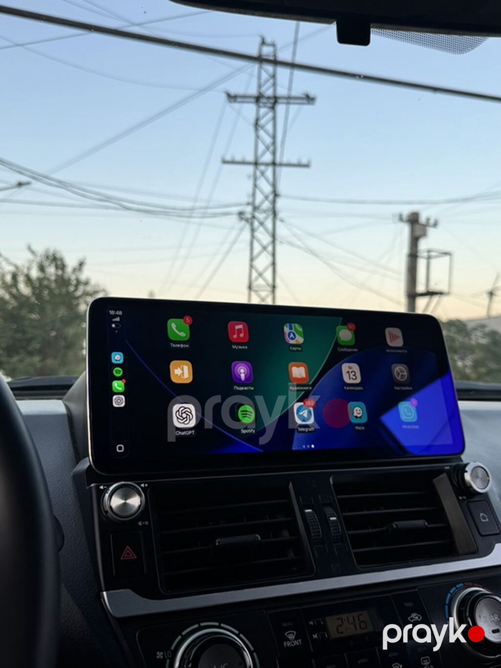 Toyota Land Cruiser Prado – ağ rəngli, 5 qapılı SUV. Xüsusiyyətlər — Avtomobillər, Gəncə (9)
