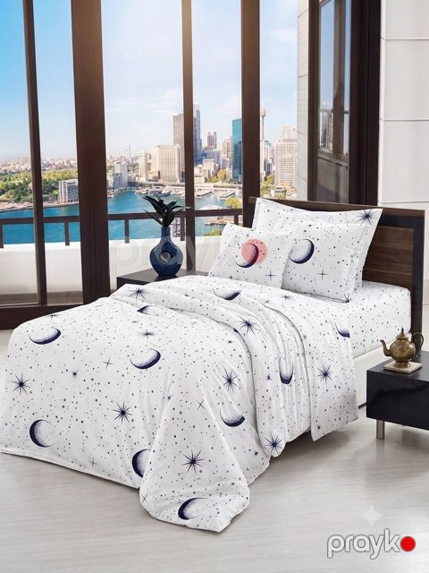 Yataq dəsti, pambıq/polyester, yorğan üzü 160x220 sm, mələfə 160x220 sm, yastıq üzü 50x70 sm, birnəfərlik — Bakı