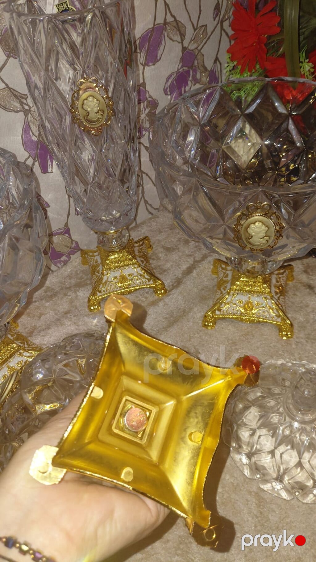 Nahar dəsti, rəng - Göy, Farfor — Süfrə qabı, Bakı (8)