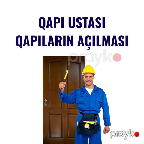 Qapi ustasi açar zamok kilid təmiri — Bakı