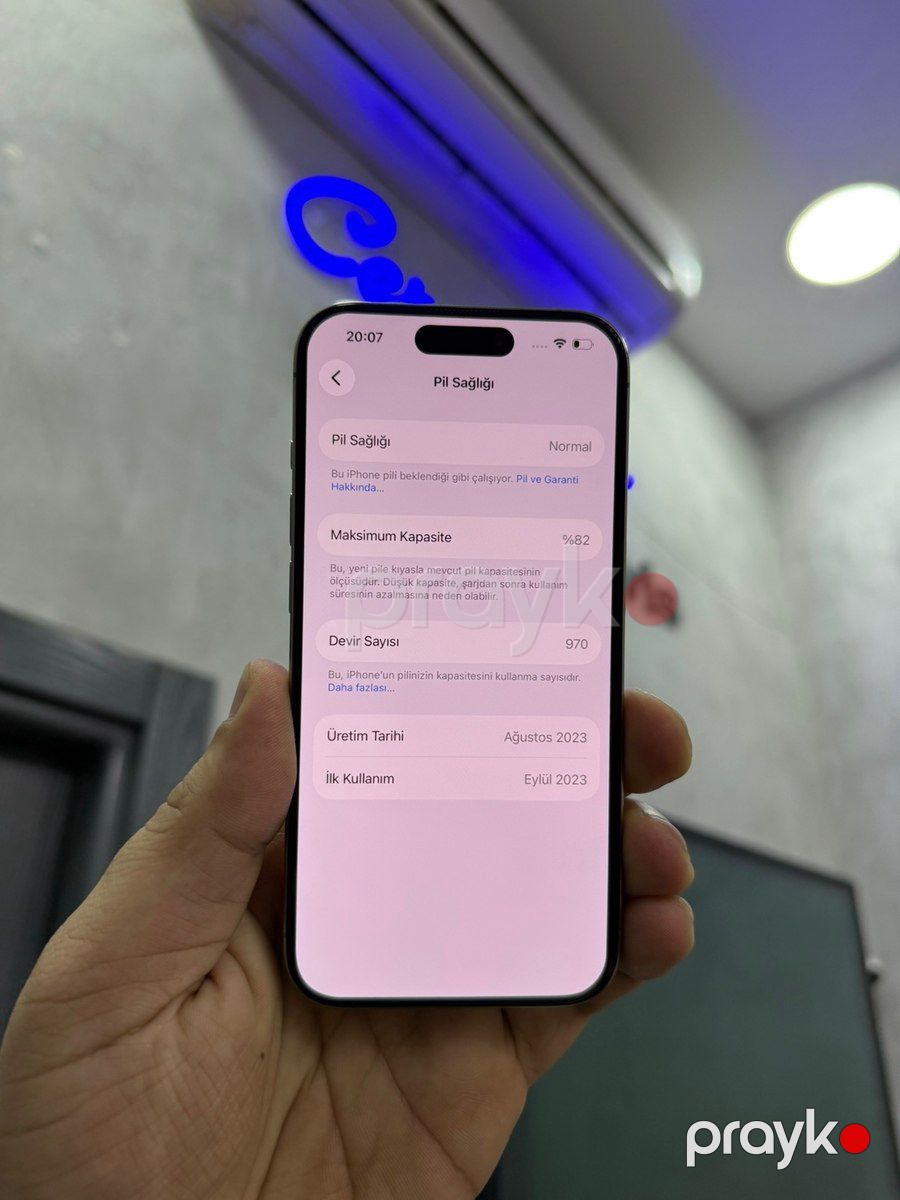 Apple iPhone 15 Pro Natural Titanium 256GB/8GB — Smartfonlar, Bakı (3)