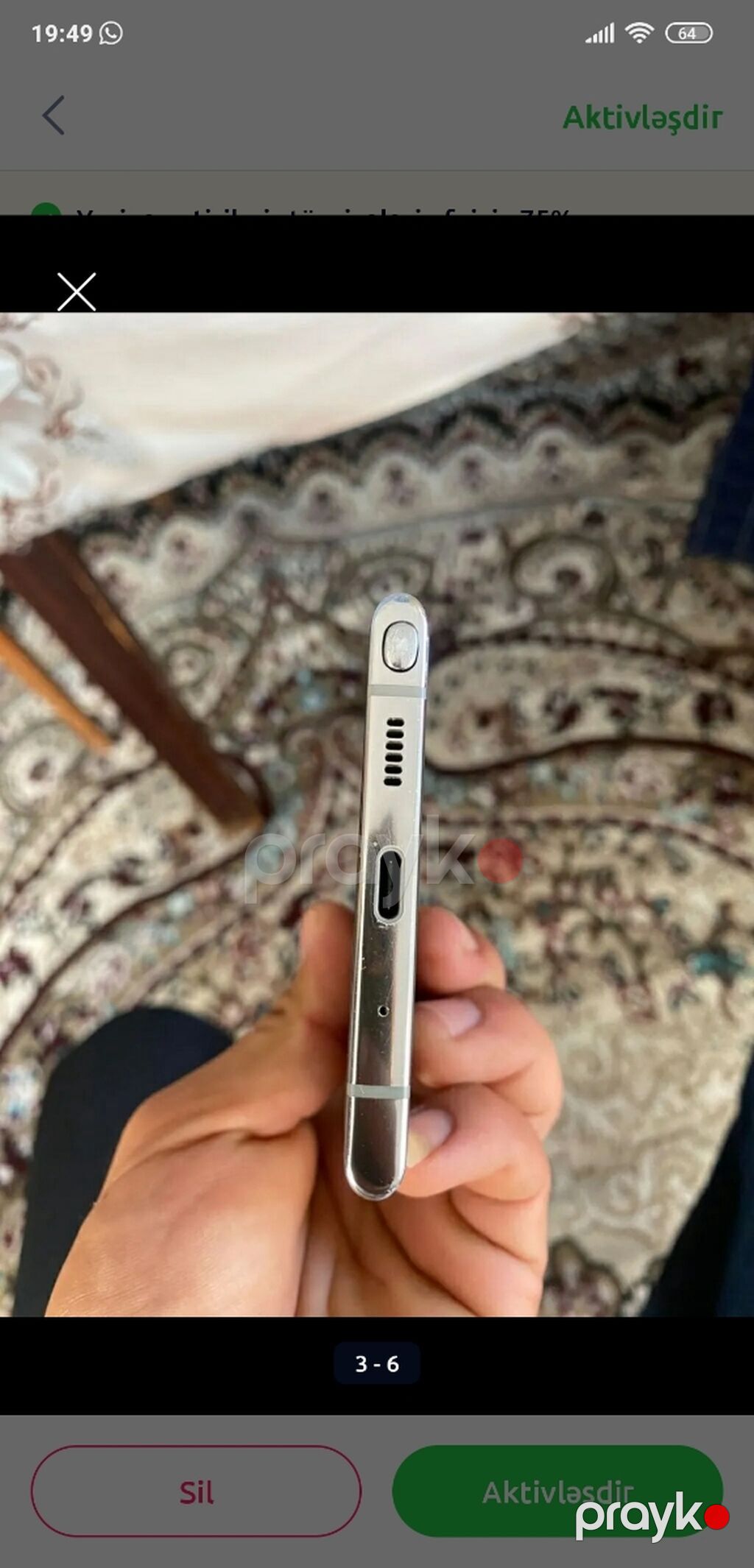 Samsung Note 10, 256 GB, rəng - Qara, Barmaq izi — Samsung, Şirvan (5)