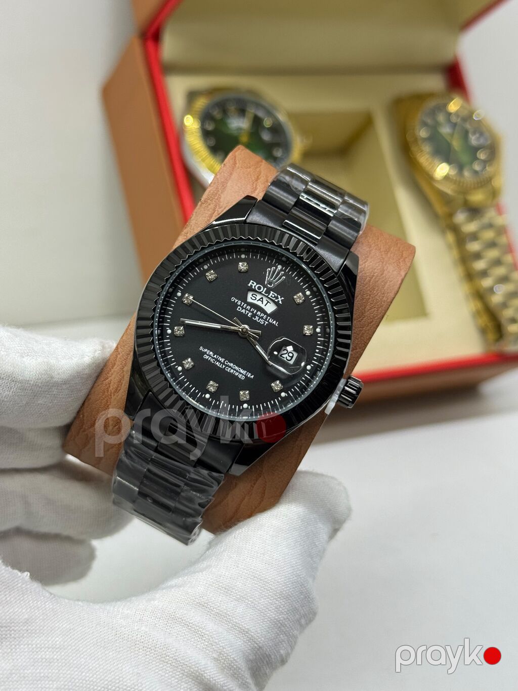 Yeni, Qol saatı, Rolex, rəng - Yaşıl — Qol saatları, Bakı (8)
