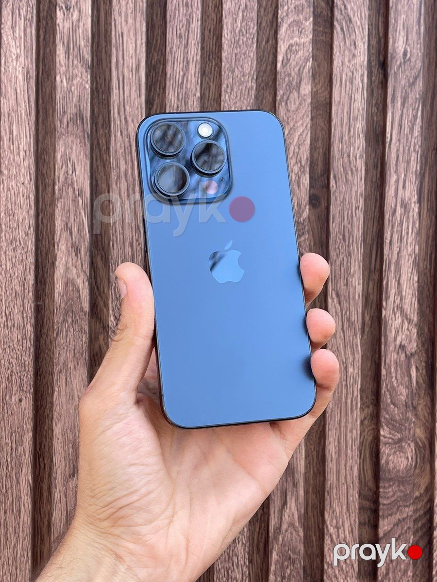 Apple iPhone 15 Pro Blue Titanium 128GB/8GB — Smartfonlar, Bakı (2)