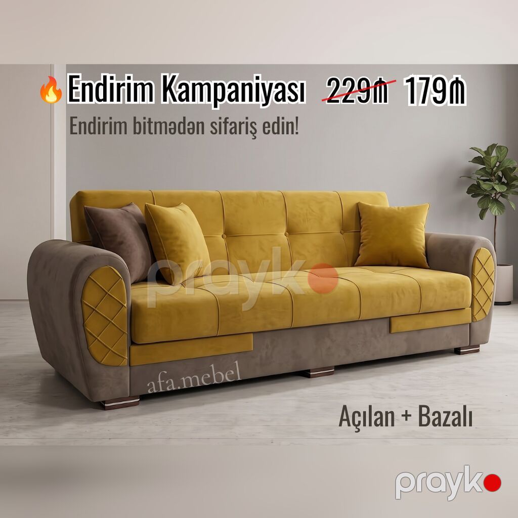 Divan Endirimlə Qiymət 179 Yeni və sifarişlə Kitab kimi — Divanlər, Bakı (4)