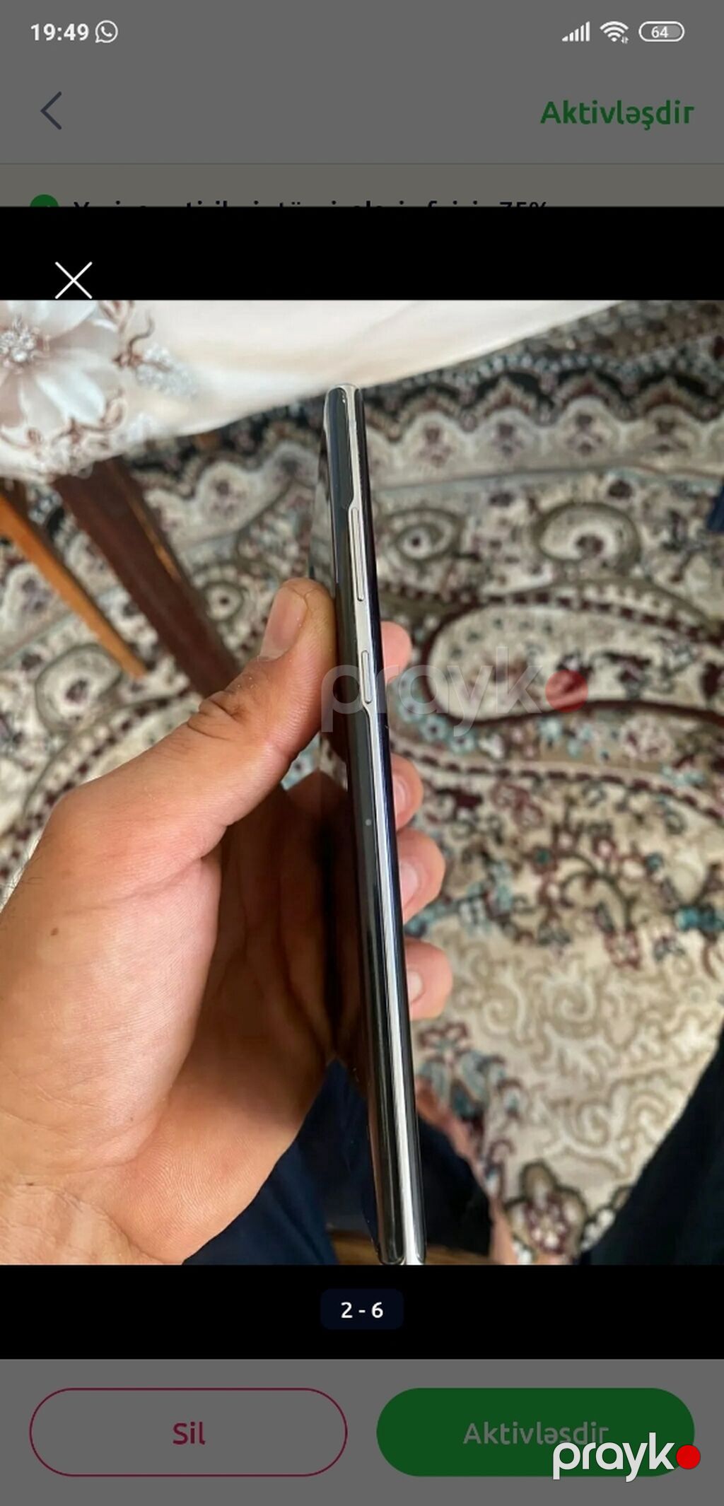 Samsung Note 10, 256 GB, rəng - Qara, Barmaq izi — Samsung, Şirvan (4)