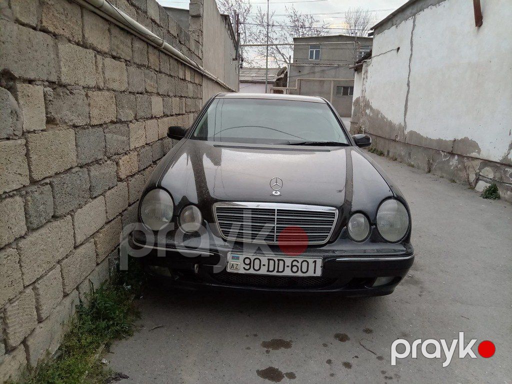 Mercedes E 240, 2.6 L, 2001 il, 250 000 km — Avtomobillər, Şəmkir (5)