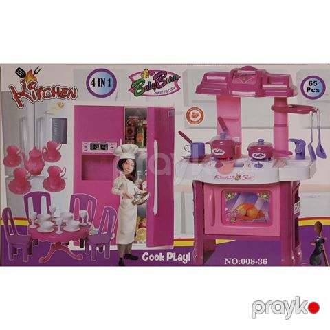 Oyun dəsti Kitchen set 008-36, plastik, rəngbərəng, 5 yaşdan — Bakı