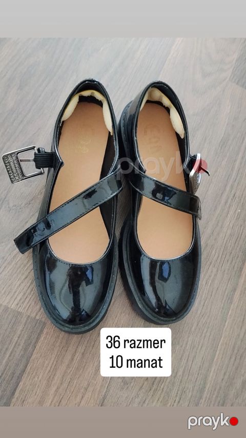 Rəng - Qara Tuflilər, Nike, Ölçü: 36, Qız üçün — Bakı