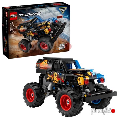 Konstruktor No Brand Technic Monster Jam Grave Digger Fire and Ice 42219 — Bakı