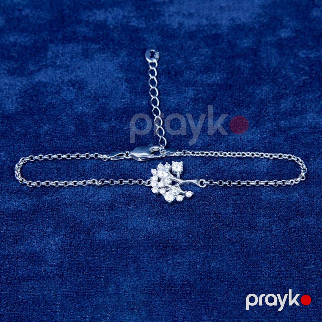 Gümüş qolbaq Azgold 86, Gümüşü/Şəffaf VJ207942 No Brand — Mallar, Bakı (2)