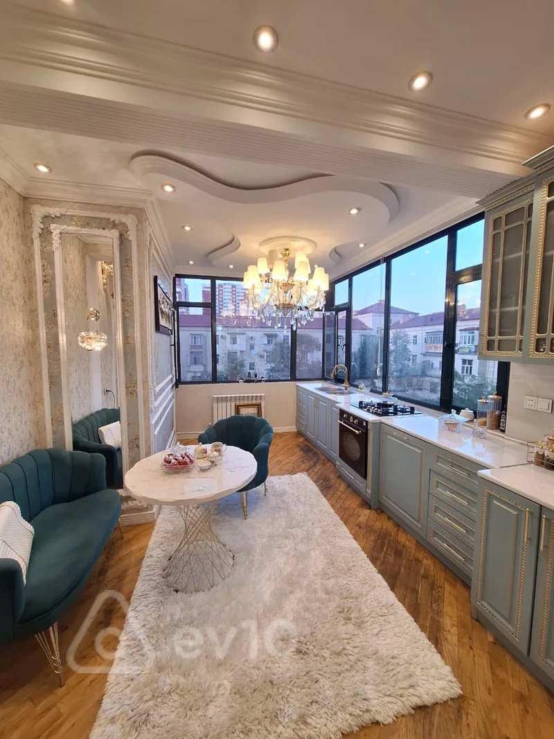 4 otaqlı mənzil, 105 m², Qara Qarayev — Mənzil, Bakı (4)