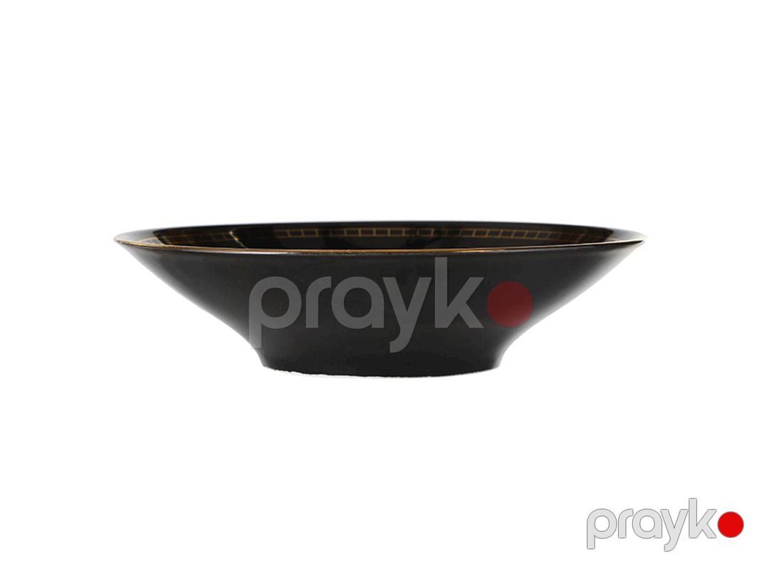 Dərin boşqab Porland Night Magic farfor, qara/qızılı, 20 sm — Mallar, Bakı (2)