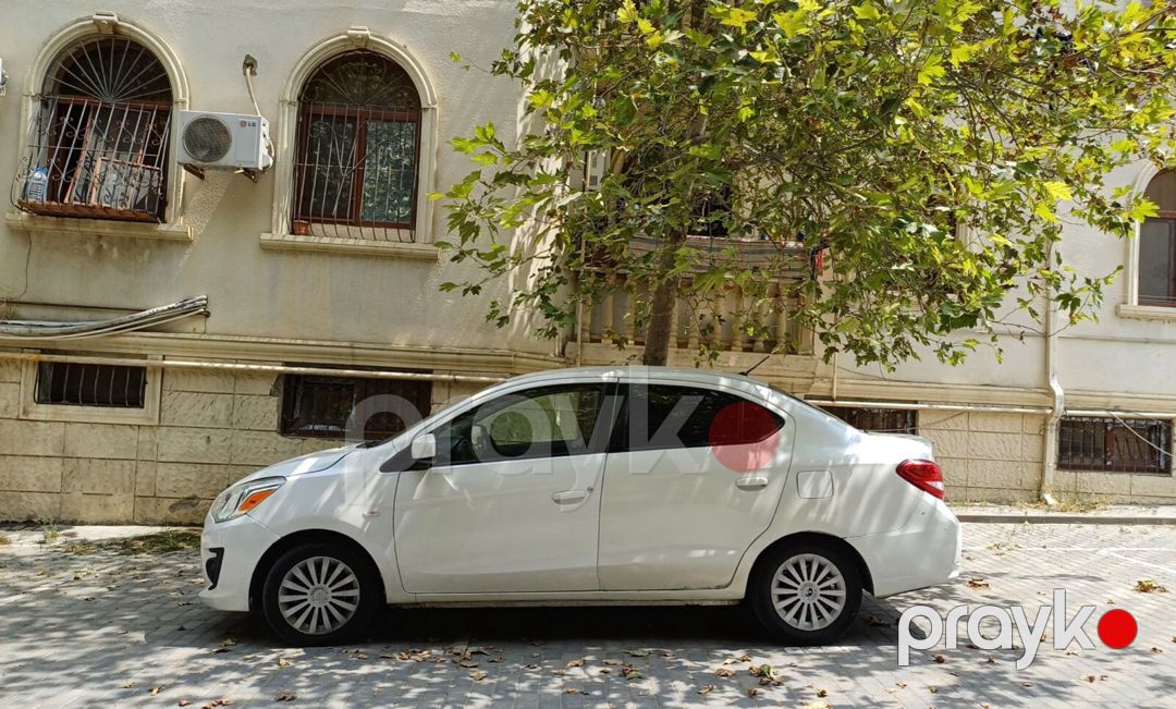 "Mitsubishi Mirage" icarəsi — Avtomobil icarəsi, Bakı (3)