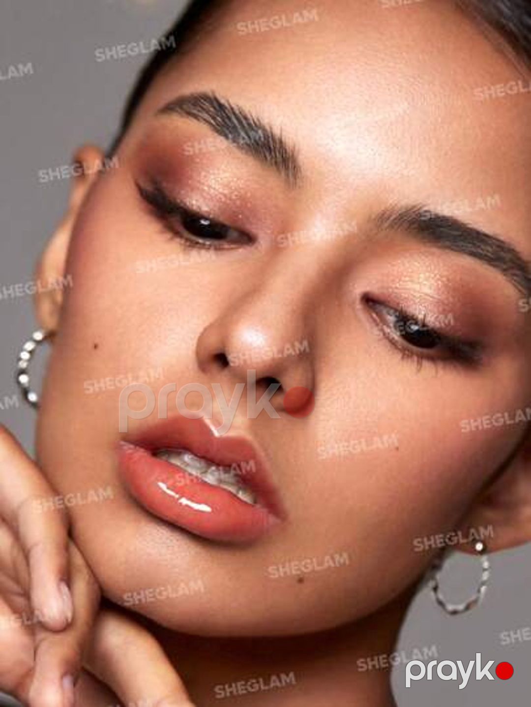Parıldadıcı dodaq üçün No Brand Glaze Daze Dark Peach — Mallar, Bakı (3)