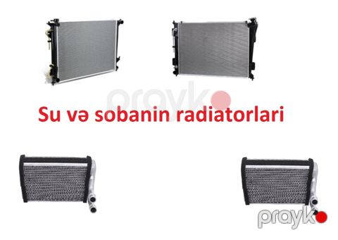 "Hyundai Sonata 2000-2024" su və sobanın radiatorları — Bakı