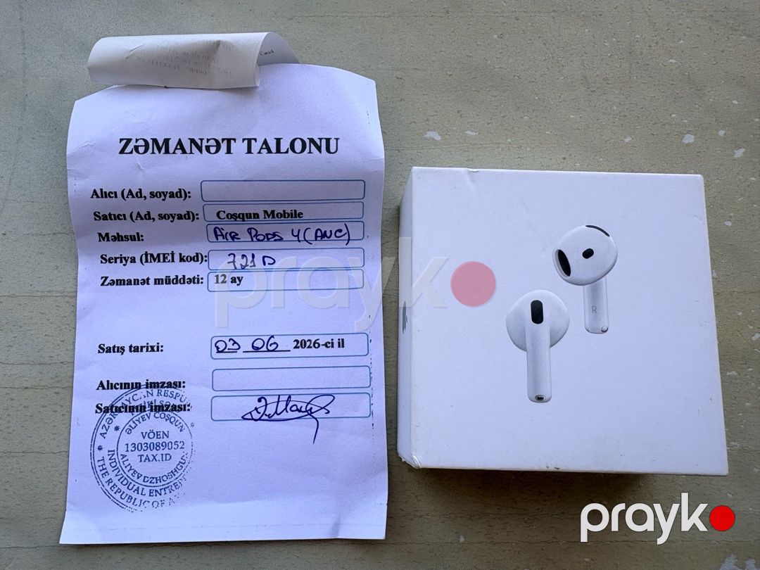 Apple AirPods 4 ANC — Səs texnikası, Bakı (2)
